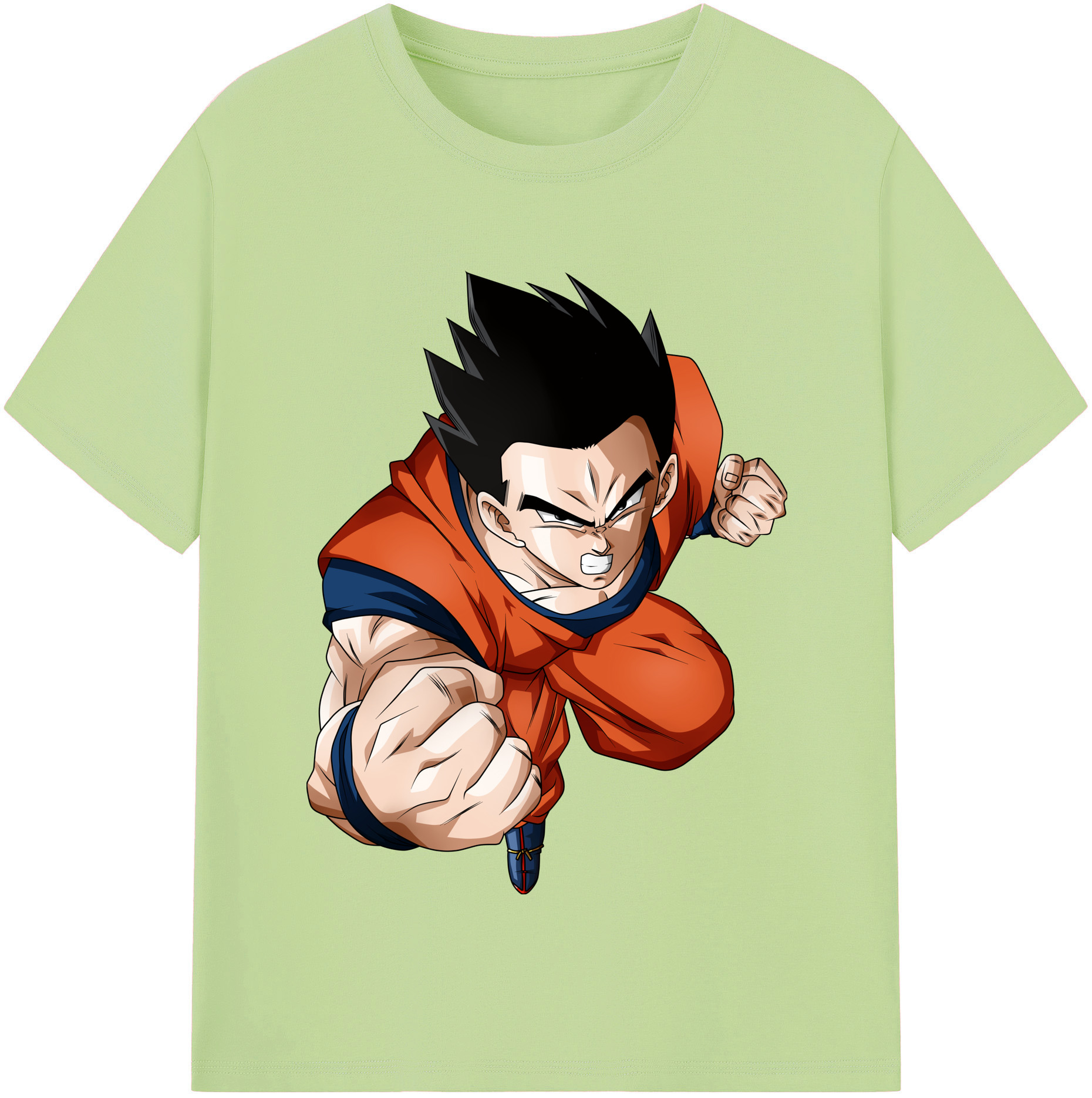 （画像用） ドラゴンボール 孫 悟飯（そんごはん）DRAGON BALL Son Gohan 綿100％半袖Tシャツ（フロントプリント）